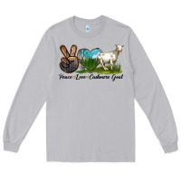 Moon Dust Peace Love Cashmere Goat Long Sleeve Tee - LillyAllenDesigns