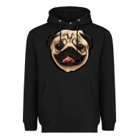 Black pug Heavyweight Hoodie - Jasminsmagicworld