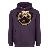 Plum pug Heavyweight Hoodie - Jasminsmagicworld