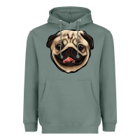 Sage pug Heavyweight Hoodie - Jasminsmagicworld