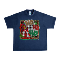 Navy Ho Ho Ho Gnomes Urban Heavy Tee - CowhideDigitalArt