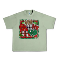 Oil Green Ho Ho Ho Gnomes Urban Heavy Tee - CowhideDigitalArt
