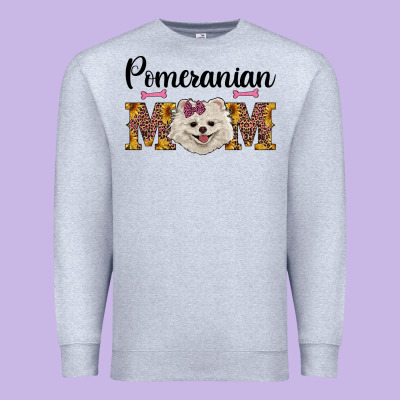 Western Mom Pomeranian Premium Sweatshirt Designed By Ranaportraitstore