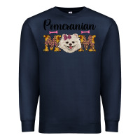 Navy western mom pomeranian Premium Sweatshirt - RanaPortraitStore