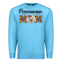 Ocean Blue western mom pomeranian Premium Sweatshirt - RanaPortraitStore