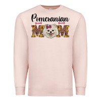 Pale Pink western mom pomeranian Premium Sweatshirt - RanaPortraitStore