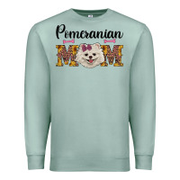Seafoam western mom pomeranian Premium Sweatshirt - RanaPortraitStore