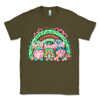 Army Green Easter gnomes rainbow Classic Tee - OliviaCreatesArt