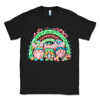 Black Easter gnomes rainbow Classic Tee - OliviaCreatesArt
