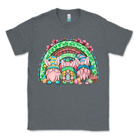 Charcoal Heather Easter gnomes rainbow Classic Tee - OliviaCreatesArt