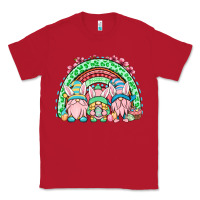 Red Easter gnomes rainbow Classic Tee - OliviaCreatesArt