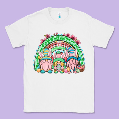 Easter Gnomes Rainbow Classic Tee Designed By Oliviacreatesart
