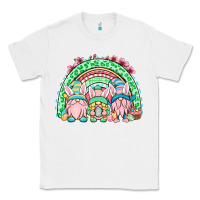 White Easter gnomes rainbow Classic Tee - OliviaCreatesArt