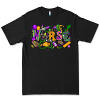 Black nurse mardi gras Premium Tee - FaDigitalArtStudio
