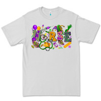 Dove Grey nurse mardi gras Premium Tee - FaDigitalArtStudio