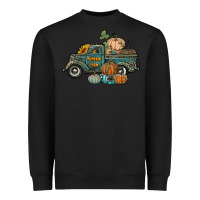Black western pumpkin farm truck Heavyweight Sweatshirt - RanaPortraitStore