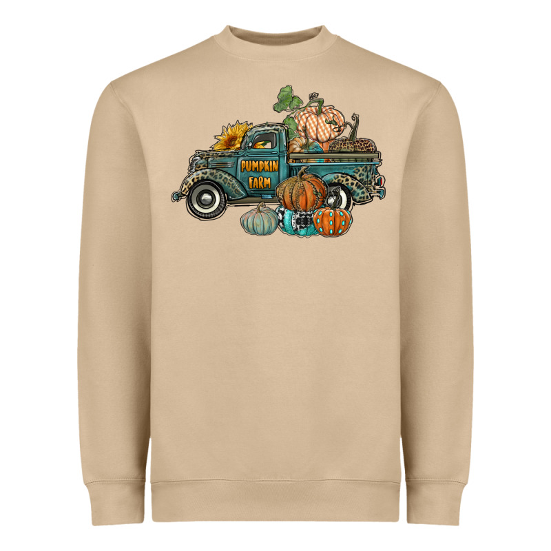 Western Pumpkin Farm Truck Heavyweight Sweatshirt by RanaPortraitStore | Teevron