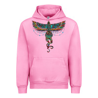 Fuchsia Pink aztec serape thunderbird Urban Hoodie - RanaPortraitStore