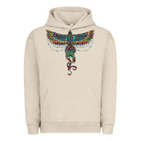 Pigment French Oak aztec serape thunderbird Urban Hoodie - RanaPortraitStore