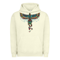 Pigment Pistachio aztec serape thunderbird Urban Hoodie - RanaPortraitStore