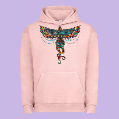 Aztec Serape Thunderbird Urban Hoodie Designed By Ranaportraitstore