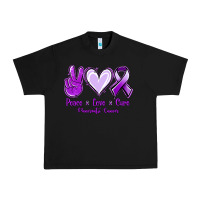Black Pace Love Cure Pancreatic Cancer Urban Heavy Tee - Jasminsmagicworld
