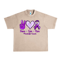 French Oak Pace Love Cure Pancreatic Cancer Urban Heavy Tee - Jasminsmagicworld