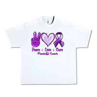 White Pace Love Cure Pancreatic Cancer Urban Heavy Tee - Jasminsmagicworld