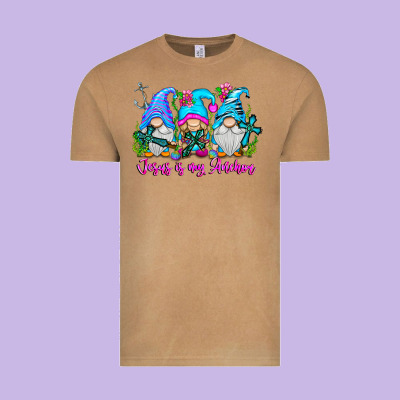 Jesus Is My Anchor Vintage Tee Designed By Cowhidedigitalart