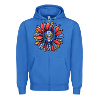 True Royal american sunflower Zipper Hoodie - Jasminsmagicworld