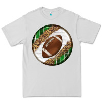 Dove Grey American Football Round Carrings 2 Premium Tee - BundleAndBundleShop
