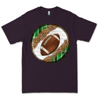 Plum American Football Round Carrings 2 Premium Tee - BundleAndBundleShop