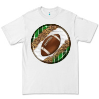 White American Football Round Carrings 2 Premium Tee - BundleAndBundleShop