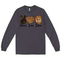 Smoke Peace Love Lion Head Long Sleeve Tee - LillyAllenDesigns