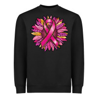 Black breast cancer sunflower Heavyweight Sweatshirt - RanaPortraitStore