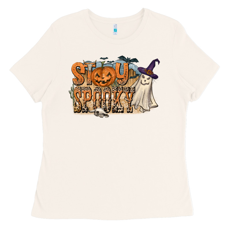 Stay Spooky Ladies Tee by CowhideDigitalArt | Teevron