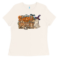 Bone Stay Spooky Ladies Tee - CowhideDigitalArt