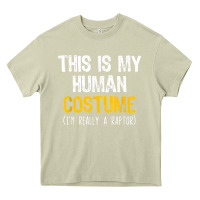 Mossy human costume raptor halloween velociraptor lazy easy t shirt Heavy Core Tee - baoMotion