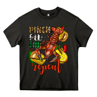 Asphalt Pinch peel eat repeat crawfish Heavy Core Tee - FaDigitalArtStudio