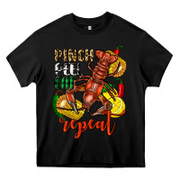 Black Pinch peel eat repeat crawfish Heavy Core Tee - FaDigitalArtStudio