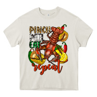 Cream Pinch peel eat repeat crawfish Heavy Core Tee - FaDigitalArtStudio