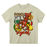 Mossy Pinch peel eat repeat crawfish Heavy Core Tee - FaDigitalArtStudio