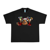 Black Joy Longhorn Urban Heavy Tee - CowhideDigitalArt