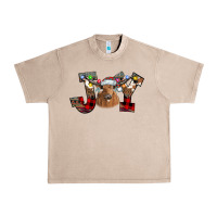 French Oak Joy Longhorn Urban Heavy Tee - CowhideDigitalArt