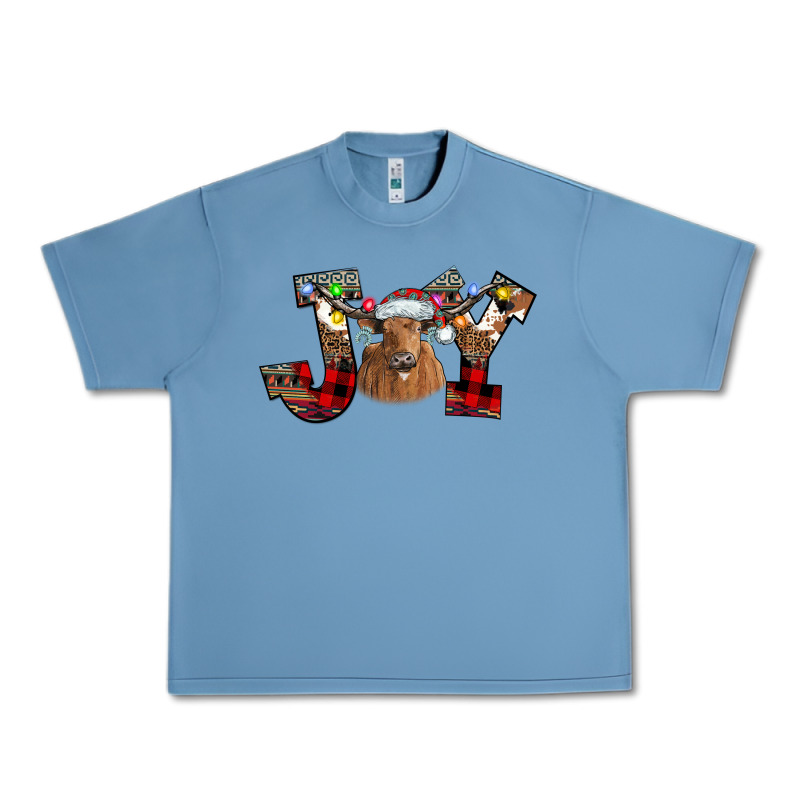 Joy Longhorn Urban Heavy Tee by CowhideDigitalArt | Teevron
