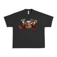 Pigment Black Joy Longhorn Urban Heavy Tee - CowhideDigitalArt