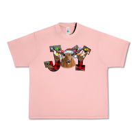 Salmon Joy Longhorn Urban Heavy Tee - CowhideDigitalArt