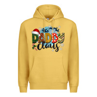 Antique Gold daddy claus christmas Premium Hoodie - BarkalooDesign