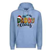 Colony Blue daddy claus christmas Premium Hoodie - BarkalooDesign