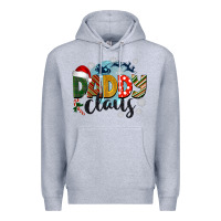 Heather Grey daddy claus christmas Premium Hoodie - BarkalooDesign